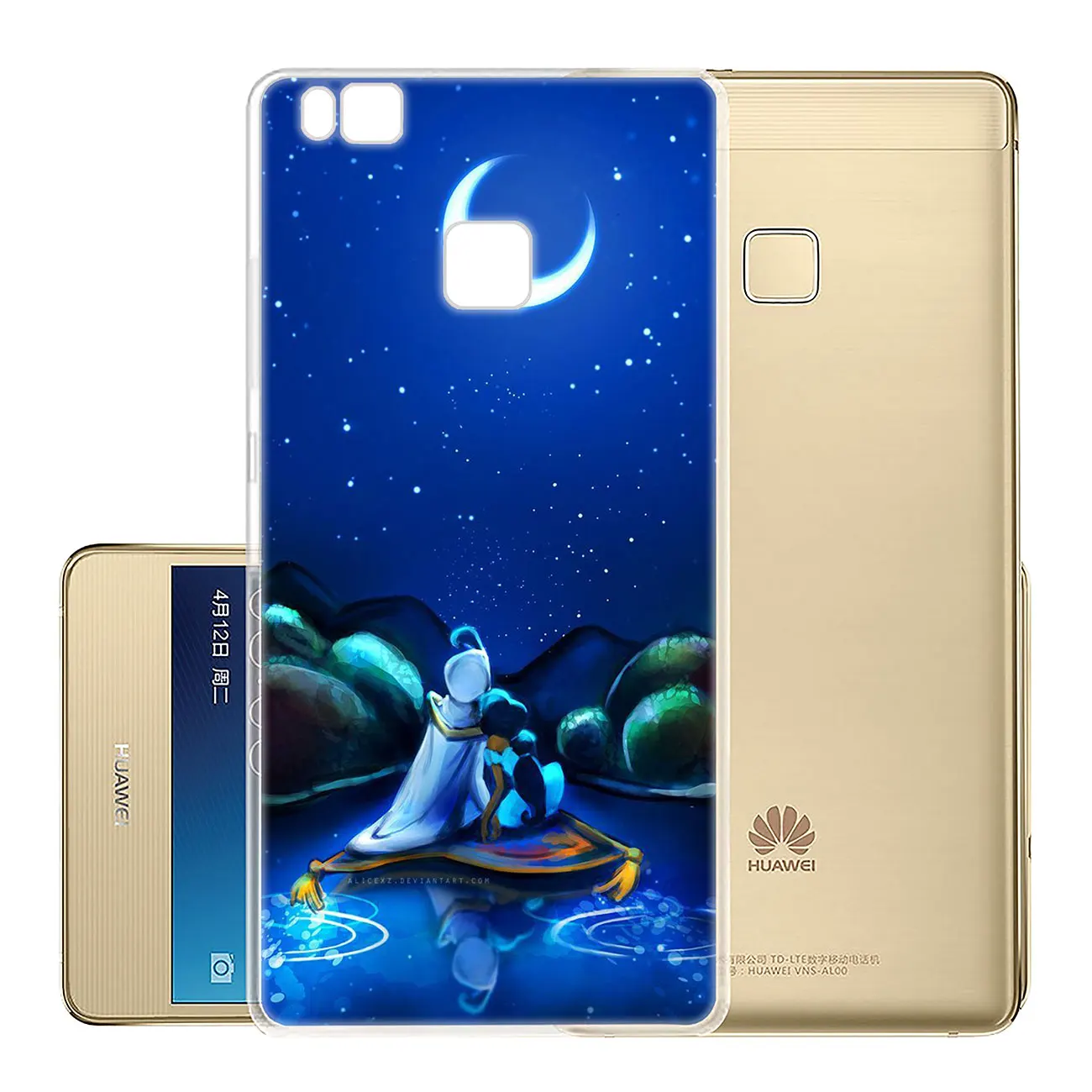 Чехол для телефона Lavaza Princess Aladdin с мультипликационным принтом Huawei P30 P20 Pro P10 P9 Plus P8