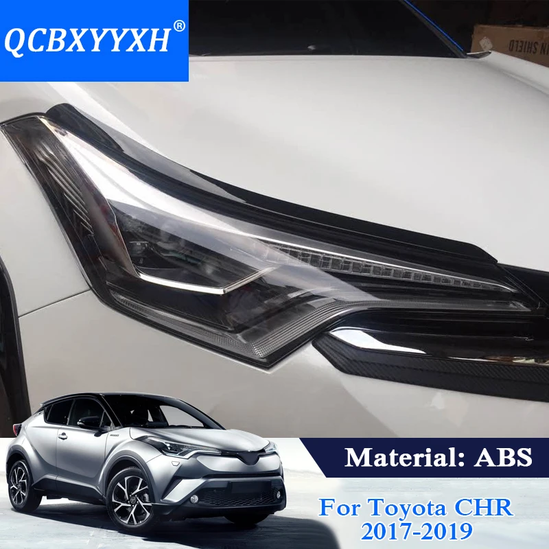 QCBXYYXH автомобильный Стайлинг ABS хромированный налобный фонарь для бровей с