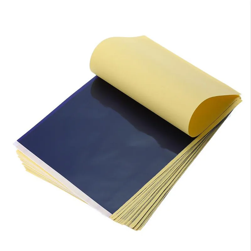 

25Pcs/Lot 4 Layer Carbon Thermal Stencil Tattoo Transfer Paper Copy Paper Tracing Paper Professional Tattoo Supply Accesories