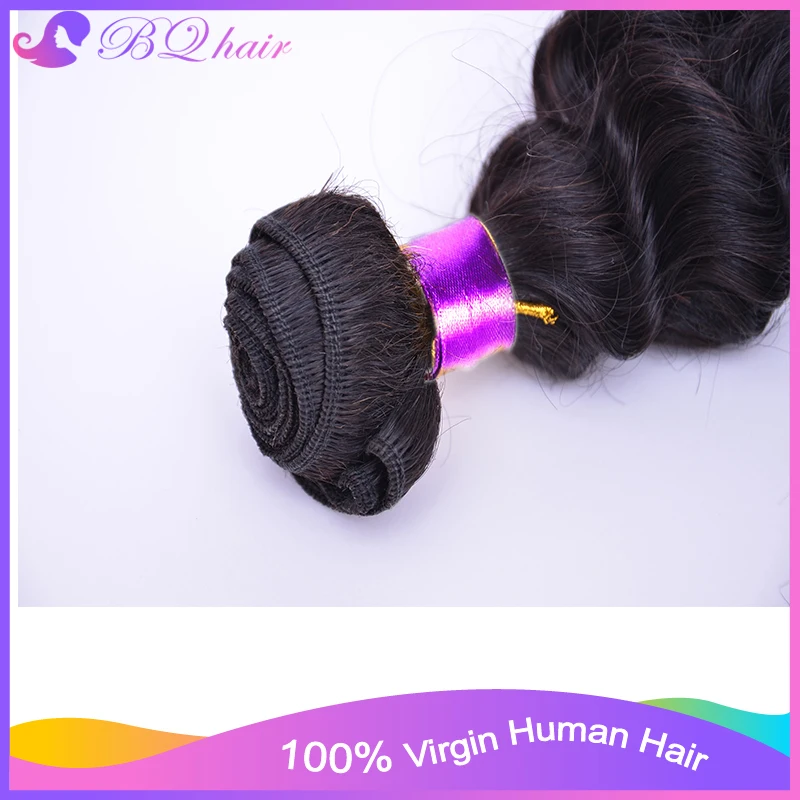Новое поступление BQ волос продукты 7а перуанский свободная волна 1 шт./лот