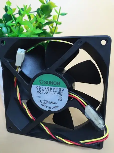 SUNON KD1209PTS2 9025 AC/DC 12V 1 7 W (9 см) 3 (проволока проходит по всей шасси вентилятор
