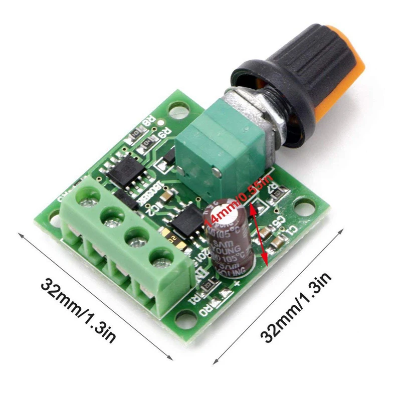 DC Motor Speed Regulator 1.8V 3V 5V 6V 12V 2A 30W Control Switch Switches Function 1803BK Module Board | Обустройство дома