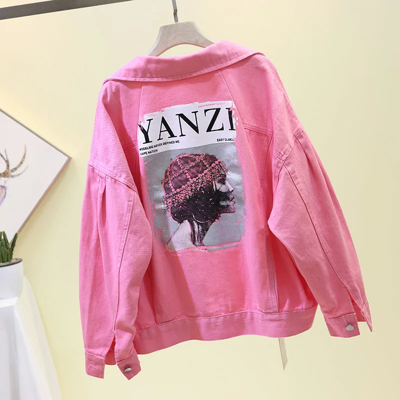 2019 Весенняя Высококачественная короткая женская джинсовая куртка базовое