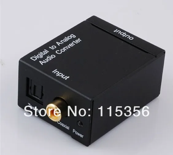 Цифровой оптический коаксиальный преобразователь Toslink в аналоговый