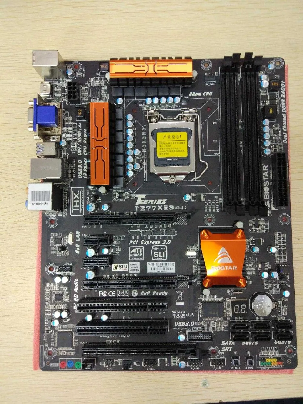 Б/у Biostar TZ77XE3 материнская плата превышения частоты socket 1155 32 Гб DDR3 I7 I5 I3 | Компьютеры