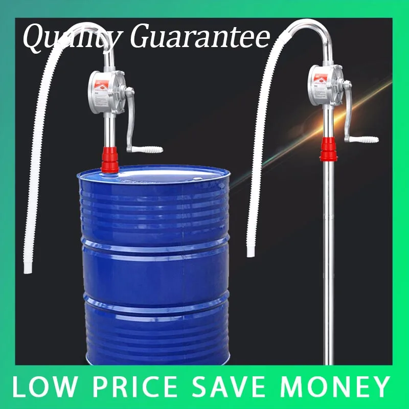32mm Portable Barrel Rotary Oil Pump Aluminum Alloy Hand Suction | Обустройство дома