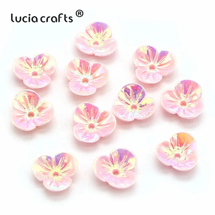 Lucia crafts 24 шт./лот 10 мм полимерный цветок с плоской задней частью материалы ручной работы для скрапбукинга художественное оформление ручной работы аксессуары D0914 - Цвет: pink