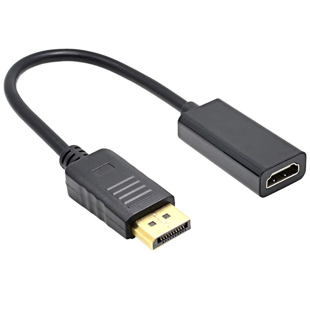 

DP to HDMI-compatible Adapter Display Port Male to Female Cable Converter Adaptor for Projector Display Laptop TV 1080P
