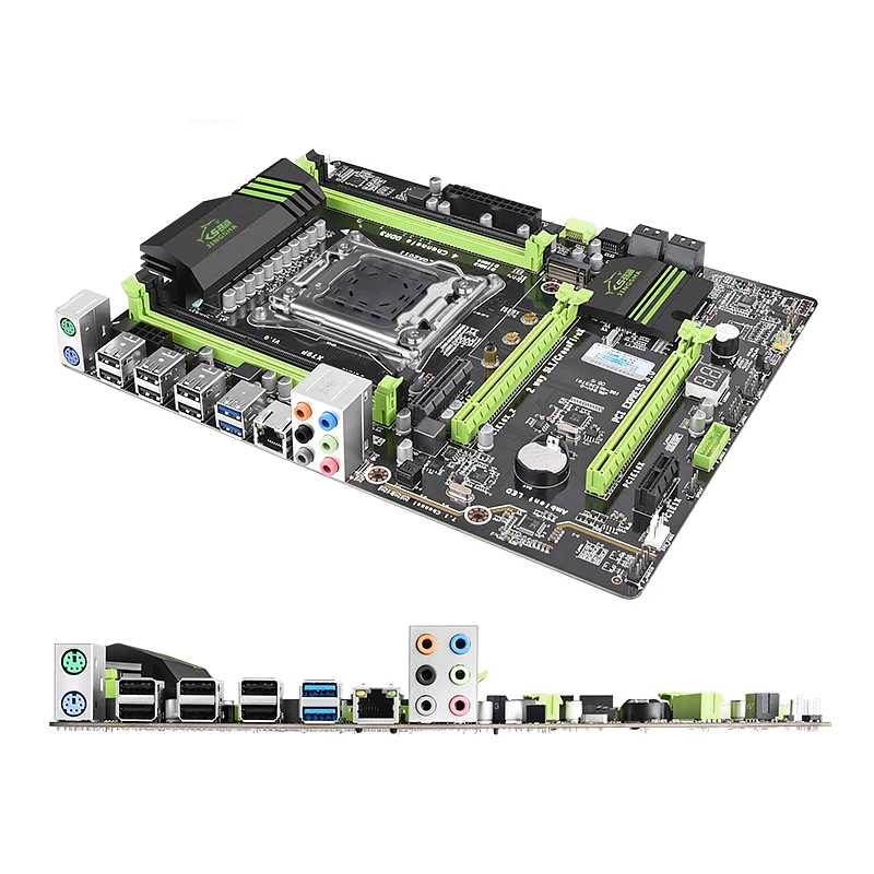 X79 материнской LGA2011 ATX USB3.0 SATA3 PCI-E NVME M.2 SSD поддержка памяти регистровая и ecc-память Оперативная память Xeon E5 Процессор