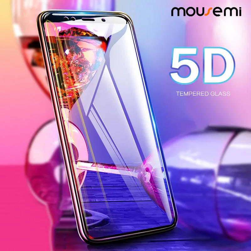 Mousmi для Xiaomi Redmi Примечание 5A Prime Pro Plus Pocophone F1 5D полное покрытие склеенное Защитное