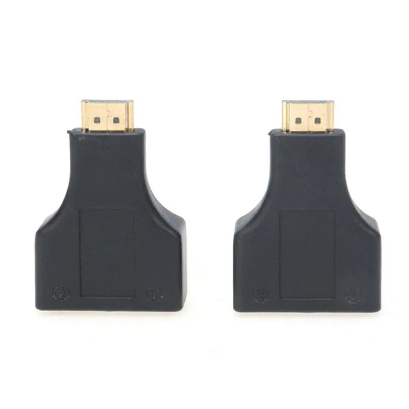 Factory price HDMI Over RJ45 CAT5e CAT6 UTP LAN Ethernet Balun Extender Repeater - 1080p 3D HD AU4 | Компьютеры и офис