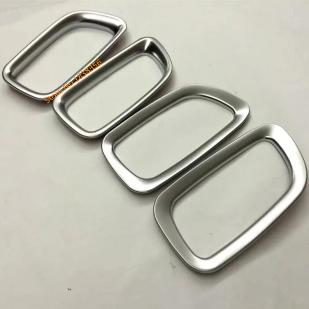 Hot For Nissan Murano 2015 2016 2017 2018 Car Cover Stick Trim ABS Chrome Door Inner Interior Handle Bowl Frame Lamp Panel 4pcs |