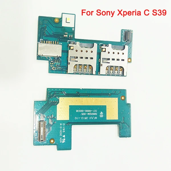 Для Sony Xperia C S39H S39C C2305 C2304 слот для сим-карты держатель лотка чтения разъем платы