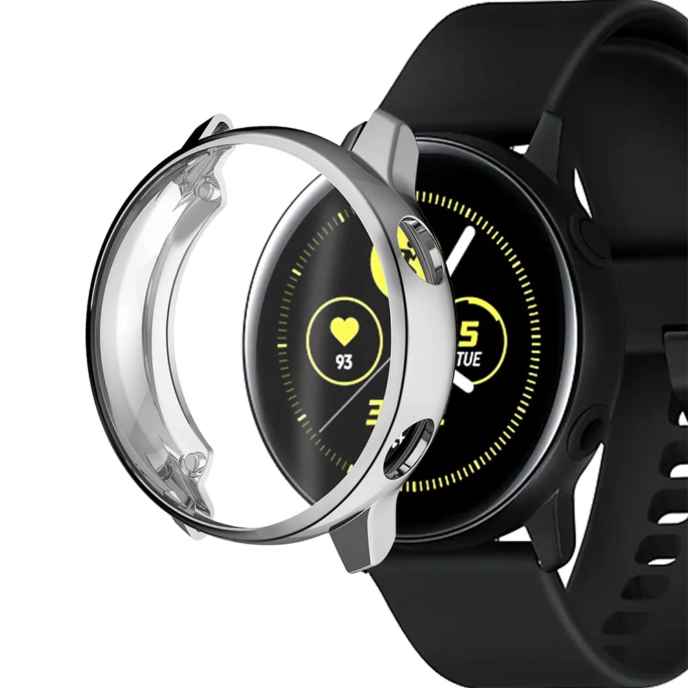 Термополиуретановый тонкий защитный чехол для смарт-часов для samsung galaxy Watch, активный Чехол с рамкой, защита от царапин, аксессуары для умных часов