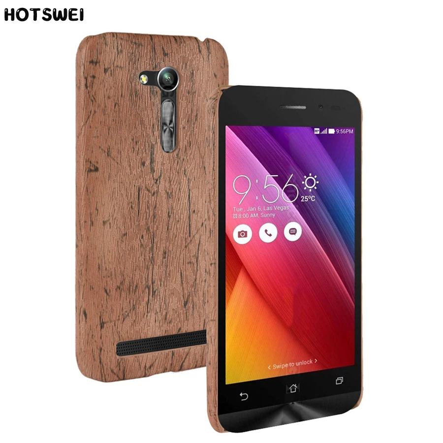 Чехол HOTSWEI для Asus Zenfone Go ZB452KG ZB450KL чехол в стиле ретро с деревянной кожей