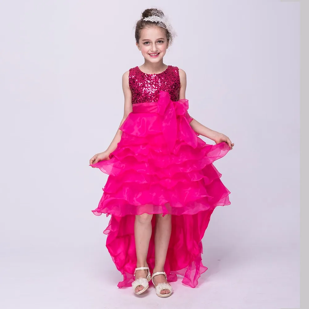 Платье принцессы для маленьких девочек многослойное свадебное платье-пачка без