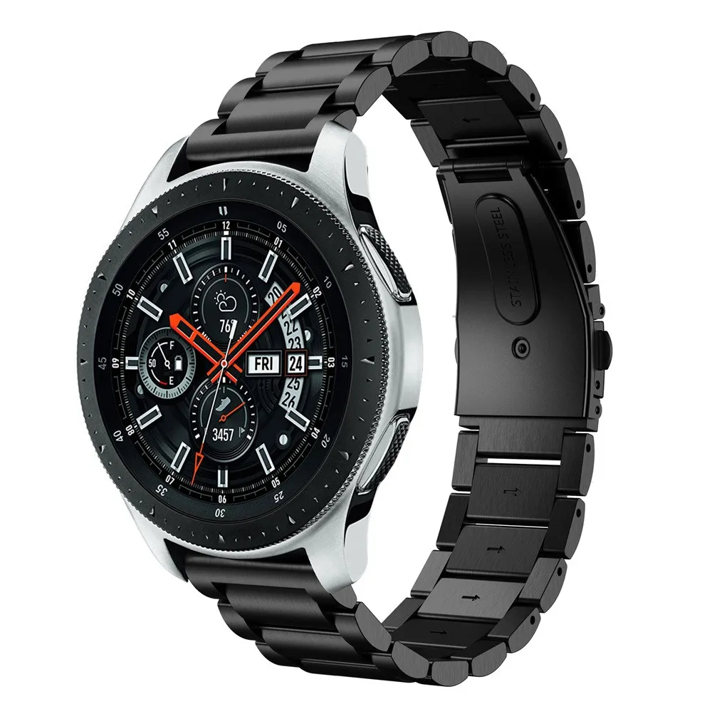 New High Quality Luxury Stainless Steel Watchband Replacement Strap For Samsung Galaxy Watch 46mm Smart Men | Электроника