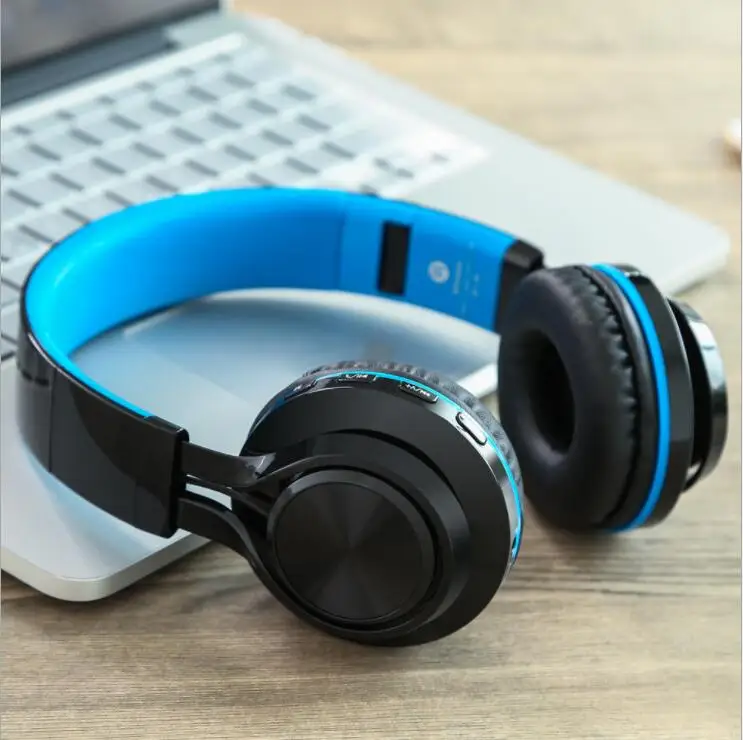 

Picun BT-06 Bluetooth Wireless Headset Bluetooth Headset Leather Stand Metal Case Headphone Microphone Connect Mobile Phone