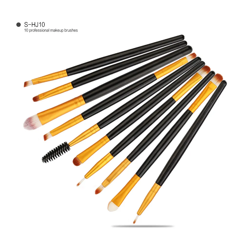 10 шт. женский набор кистей для макияжа инструменты туалетных принадлежностей