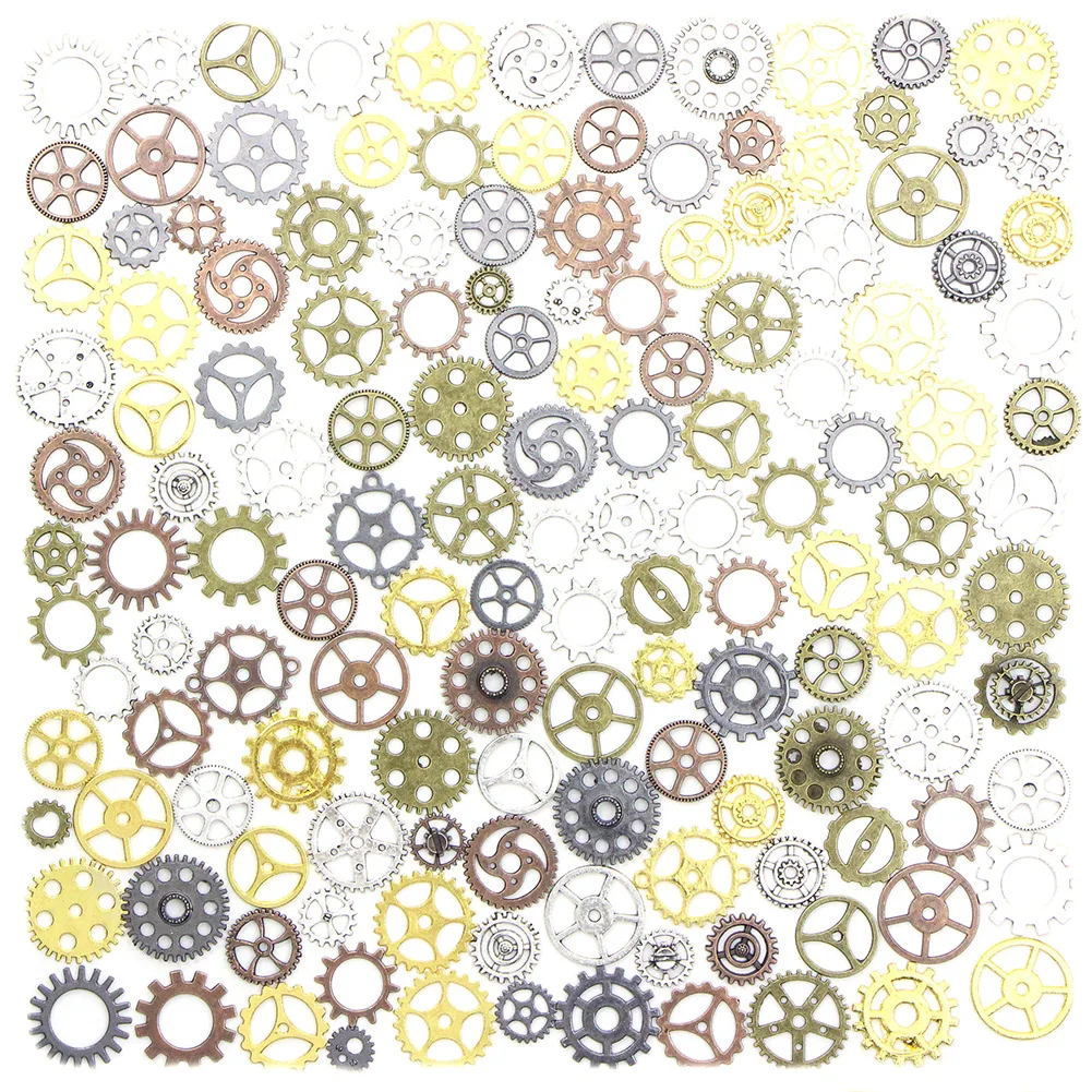 1 лот, старинные детали, подвеска, винтажное ремесло, наручные часы, Cogs, стимпанк, ювелирное снаряжение, механический микс, сплав, сделай сам, браслет, аксессуары