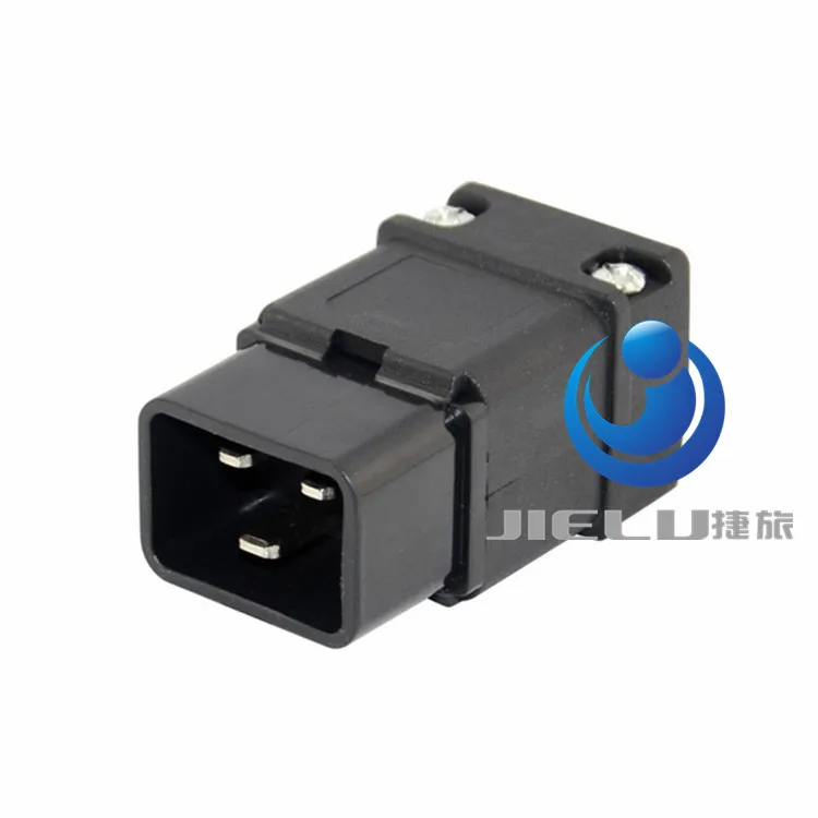 

100 ~ 250 В 16 А, 10 шт., стандарт IEC320 C20 штекер кабеля питания шнур Соединительный штекер
