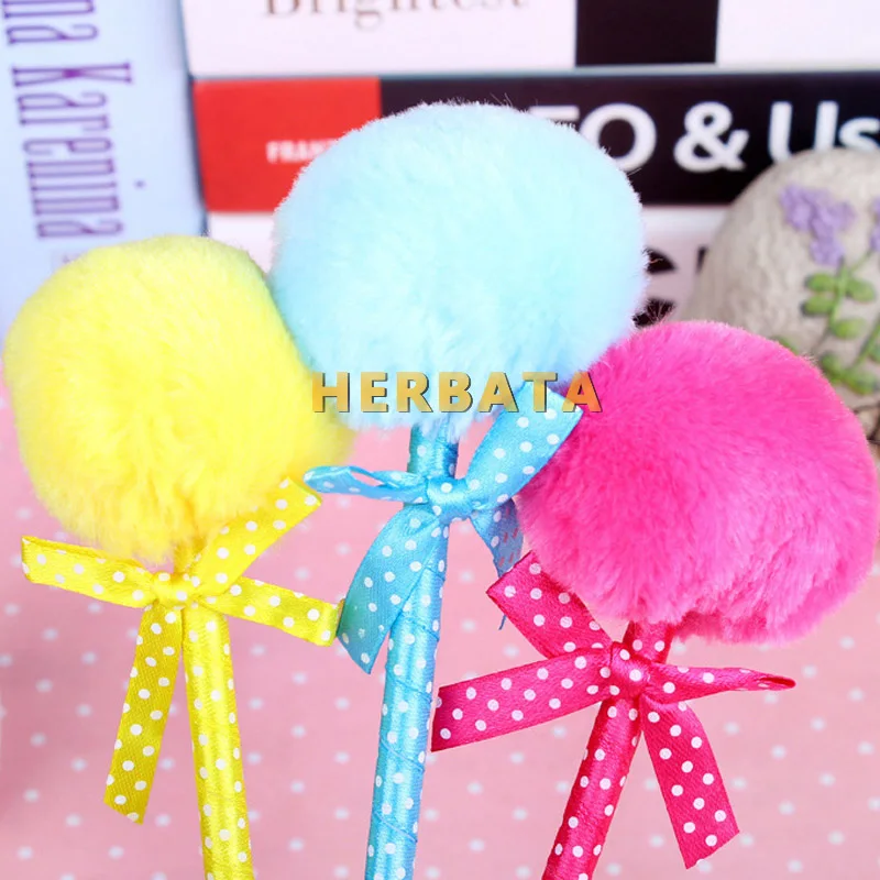 1 шт./лот новинка яркие цвета гель для девочки ручка Летний стиль черные чернила