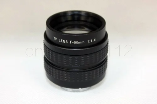 Черный 50 мм f1.4 CC TV Lens C mount для GF3 GF2 GF1 G3 GH1 GH2 EP1 EP2 EPL1 EPL2 Sony E Mount Nex-5T Nex-F3 Nex7 Nex5 |