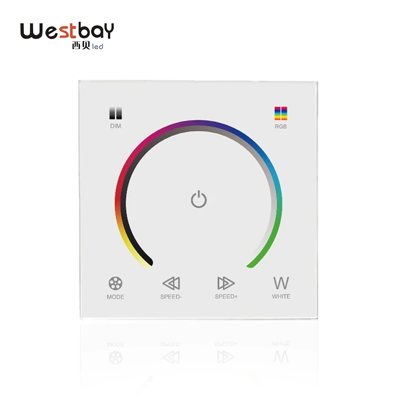 RGBW Сенсорный выключатель хрустальный светильник контроллер диммер светодиодный