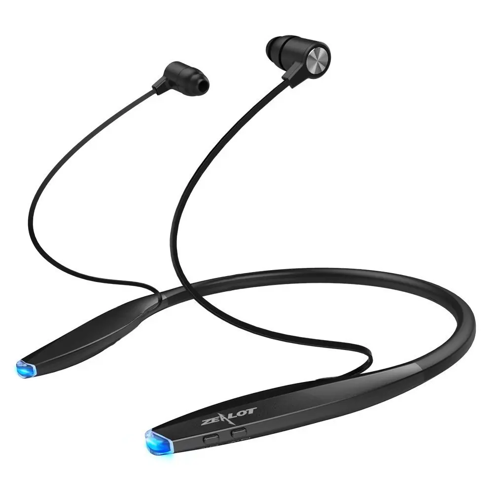 Спортивная Bluetooth гарнитура Zealot H7 с шейным ободом беспроводные наушники магнитные