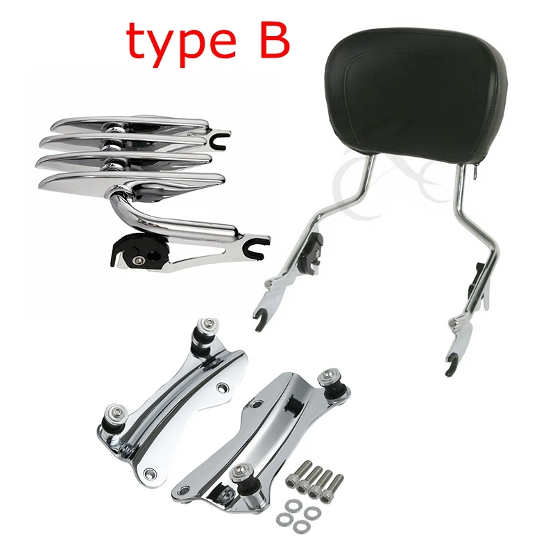 Комплект для хранения спинки и багажника Harley Touring Road King Street Electra Glide FLHR FLHXS 14