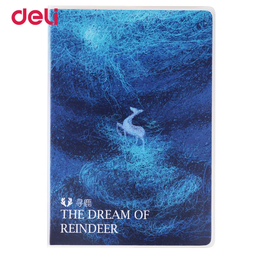Фотоальбом Deli для детей планшетов с животными оленем 32K/72|notebook for school|cartoon notebooknotebook