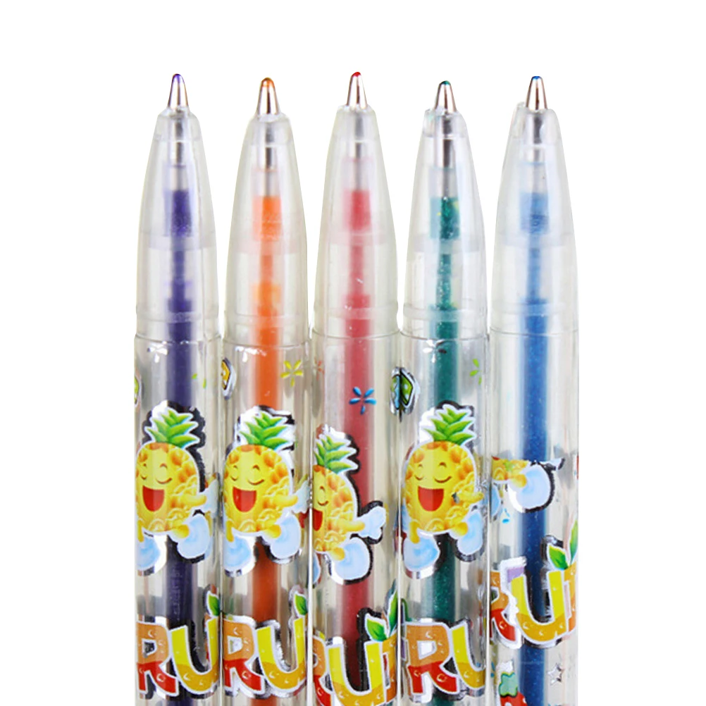 10 шт. блестящие гелевые ручки набор гелевых ручек металлические хороший подарок