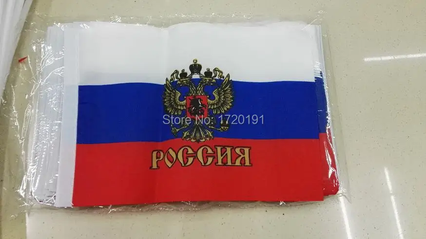 

Флаг России флаг Российской Федерации флаг Президента России ручная волна флаги 14 * 21см 100шт 2016 баннер Европейского Кубка