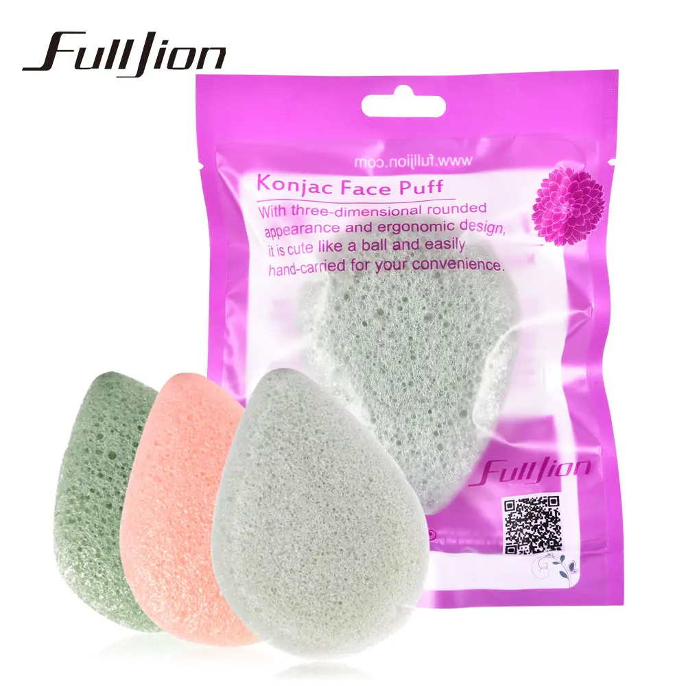 Fulljion Konjac Косметическая пуховка уход за кожей лица очищающая моющая губка