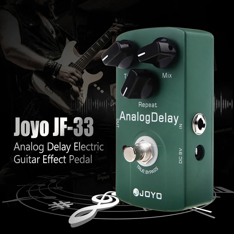 JOYO JF 33 аналоговая педаль эффектов для электрогитары процессор циклическая