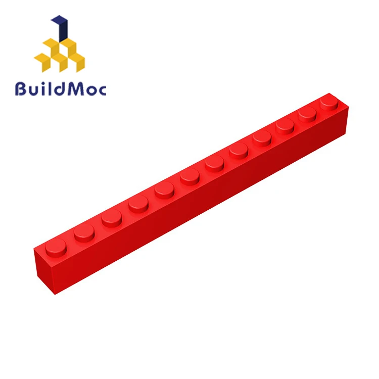 BuildMOC Собирает Частицы 6112 1x12 для строительных блоков детали DIY Электрический