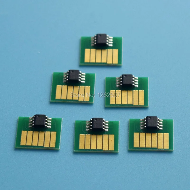 

BOMA-TEAM BCI 1431 BCI-1431 6Colors Compatible Ink Chip For Canon W6400 W6200 Pigment Printer Cartridges
