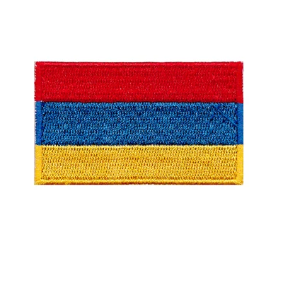 Armenia Азиатский флаг вышивка железа на патчи аппликация на одежду стикер - Цвет: Armenia