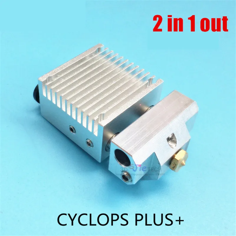 3D принтер V6 обновленный Cyclops plus многоэкструзионный набор многоцветный 2 в 1 j head