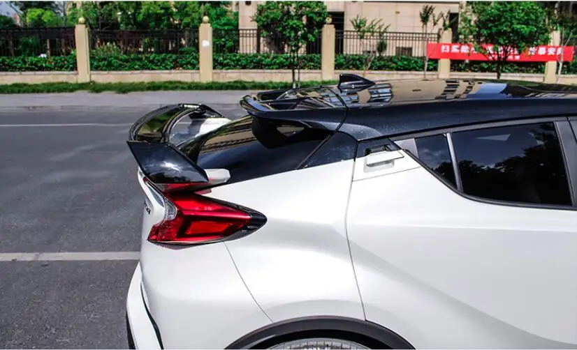 Высокое качество ABS Краски для заднего крыла багажник выступ Спойлеры Toyota CHR 2017 2018