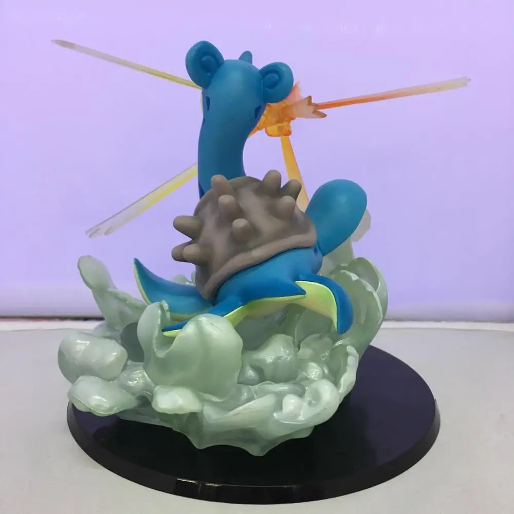 Аниме Фигурка 15 см Мультфильм Lapras Боевая версия. Пикачу ПВХ Коллекционные