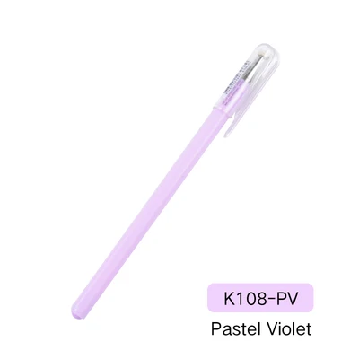 K108-PV violet 1 шт., японская ручка перламутрового цвета, гелевая ручка, флэш-маркер, ручка для студентов, подарок, канцелярские принадлежности, Kawaii, школьные принадлежности, Bullet Journal - Цвет: K108-PV violet