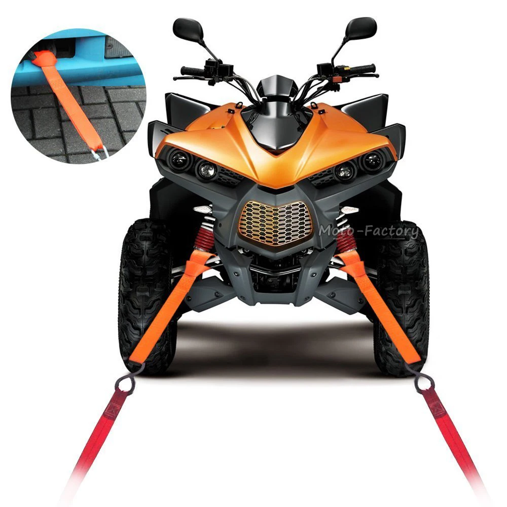 4 шт. мягкие петли для мотоцикла с завязками буксировочные веревки