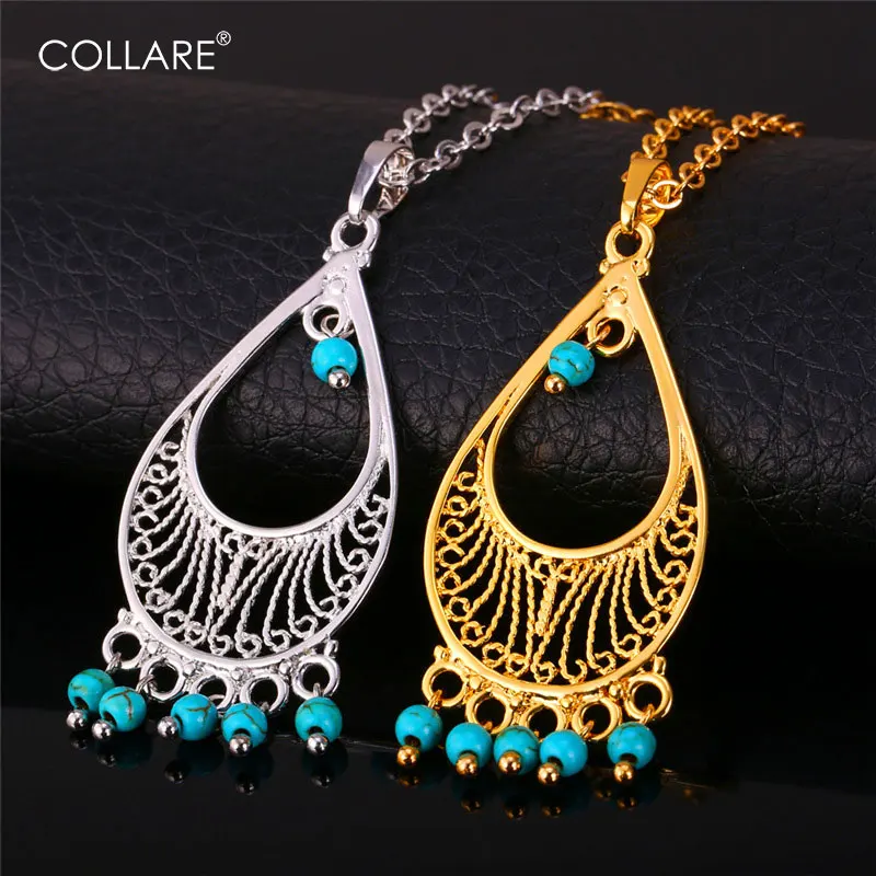 Collare индийские ювелирные изделия Кулон золото/серебро ожерелье женщин оптовая