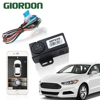 smart key car alarm system with remote start and bluetooth controls mobile phone control keyless entrypower