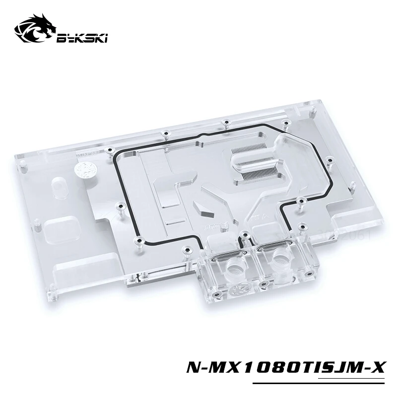 BYKSKI водный радиаторный блок для Palit GTX1080TI GameRock/MAXSUN GTX1080Ti Super JetStream/полное покрытие GPU медный блок RGB