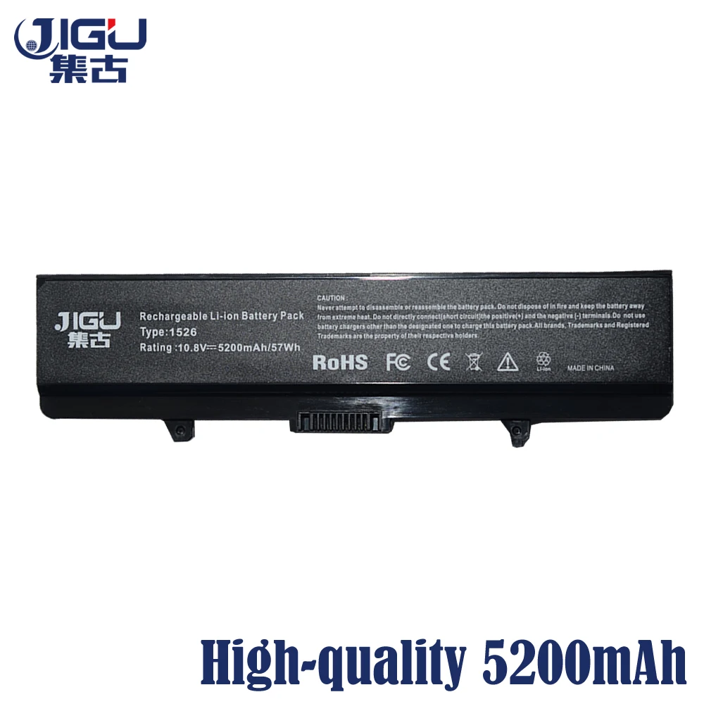 Литий-ионный аккумулятор JIGU для ноутбука Dell Inspiron 1525 1526 1545 312-0625 312-0626 451-10533 C601H GW240