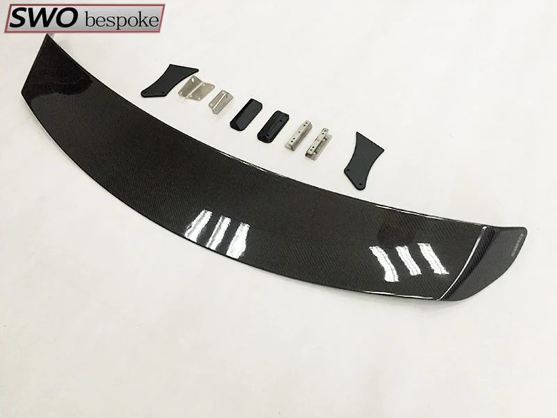 Автомобильный Стайлинг задний спойлер из углеродного волокна багажник крыльев