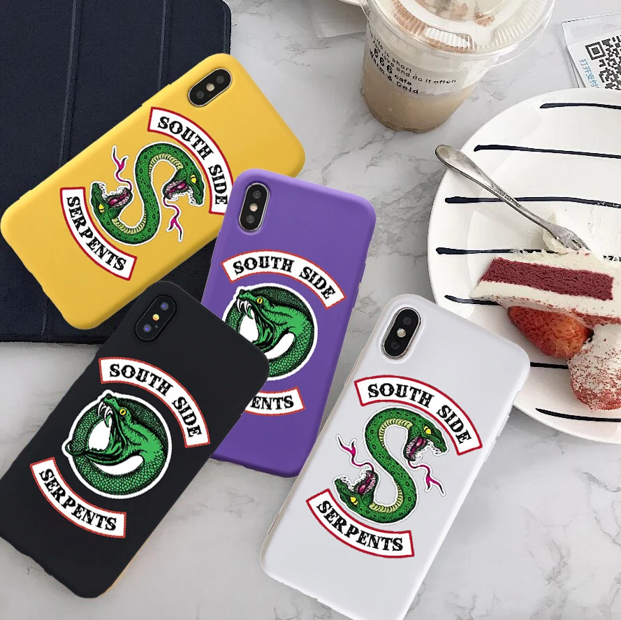 Мягкий силиконовый чехол для телефона American TV Riverdale South Side serpents персональный iPhone X XS
