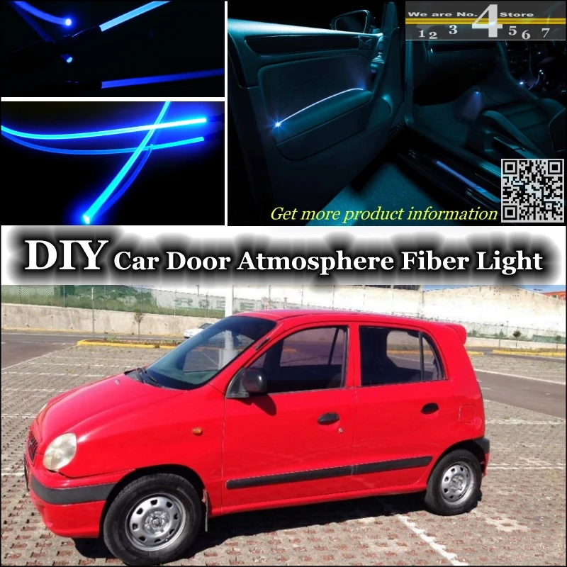 

interior Ambient Light Tuning Atmosphere Fiber Optic Band Lights For Dodge Atos Inside Door Panel illumination (Not EL light)